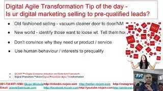 Is ur digital marketing selling to prequalified leads