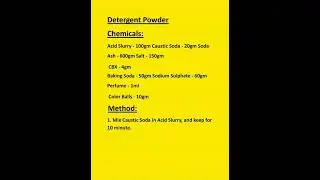 Laundry Detergent Powder Formula| #DetergentPower#WashWithEase#laundry#LaundryHacks #LaundryDayVibes