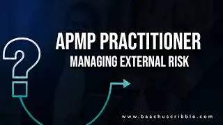 APMP Practitioner - Managing Internal Risk  | Baachu Scribble