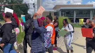 Protest calls out racism, harassment at Jackson College