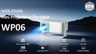 Мини-проектор WOLFANG WP06 720P - USB и HDMI - Распаковка
