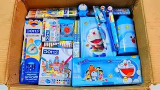 Wow DOMS Stationery📚 VS Doraemon Stationery📚, Brush Pen, Bi-Colour, Eraser, Wax Crayons, Notebook 📒