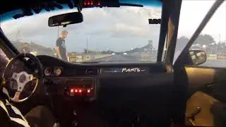 IPGparts True Street Civic in car video 8.99 @ 170mph 1/4 mile pass