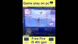 Core i5 4th gen 🖥️ || Free fire🎯|| Intel hd 4600 without gpu. #freefirepc #freefireshorts #freefire