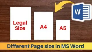 How to create Different Page size in MS Word || MS Word page layout in Hindi and Urdu | Elesson Info