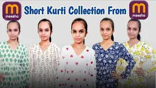 MEESHO Indo-Western Short Kurti Haul 2025 |Trendy Kurtis for Jeans & Office Look #meesho #meeshohaul