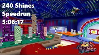 Super Mario Eclipse 240 Shines Speedrun in 5:06:17 IGT