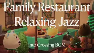 Cozy Family Restaurant | Relaxing Day Jazz Music | Animal Crossing Ambience