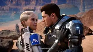 Mass Effect Andromeda &ndash; Кора Харпер роман Первый поцелуй