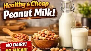  Plant-Based Peanut Milk | Kind & Healthy #homemade #peanut #vegan 