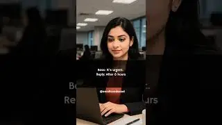 Urgency is not contagious #corporatewoman #relatableoffice #corporatelife #viral #shorts #trend
