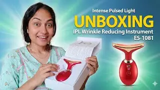Electric face massager Review || Intense pulsed light wrinkles Reducing Instrument ES - 1081 #viral 