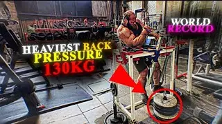 ANDREY SMAEV TRIES ARMWRESTLING EXERCISE HEAVEST BACK PRESSURE