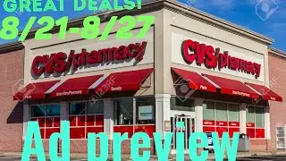 CVS ad preview August 21st to August 27th.   #couponing  #cvs #cvscouponing   #adventureswithLA