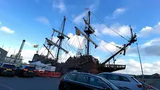 Aboard El Galeon Andalucia at Shoreham Port