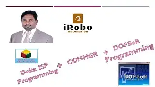 Delta PLC ISP + Delta HMI DOPSoft programming simulation
