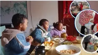 The Unforgettable Day In Chinese Village/Selling The Old Boxs/ Shopping At The Market