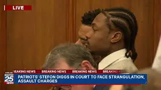 WATCH LIVE: Patriots' Stefon Diggs in court to face strangulation, assault charges.