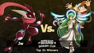 The Amuka Smash Cup - Jw (Greninja) Vs. Z (Diddy Kong/Palutena) Top 24 Winners