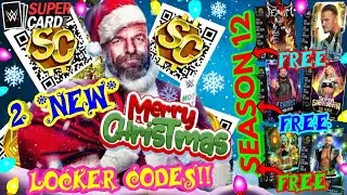 2 *НОВЫХ* СЕЗОНА 12🔥 РОЖДЕСТВЕНСКИХ🎄 КОДОВ ОТ ШКАФЧИКОВ!! WWE SuperCard