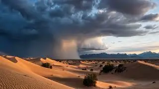 Desert, storm, sandstorm free stock video. Free for use & download