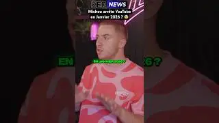 MICHOU ARR&Ecirc;TE YOUTUBE EN JANVIER 2026 😨 (Vous &ecirc;tes d&eacute;&ccedil;u ?) #shorts #drama #michou #teamzita #tiktok