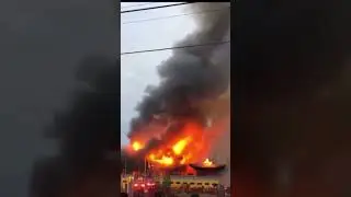 Springvale temple on fire #shorts #temple #fire