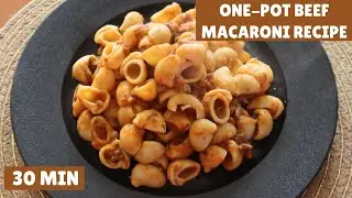 This Easy One Pot Beef Pasta Is Perfect for Family Dinner !