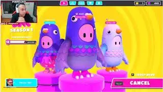 PIMPE JUEGA FALL GUYS CON CANDEXNEGRI Y ROMBEYY