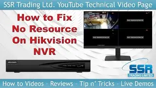 Как исправить проблему отсутствия ресурсов Hikvision на 4-канальных 8-мегапиксельных 4K NVR IP-ка...