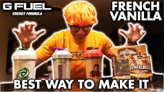 BEST WAY TO MAKE ICED COFFEE FRENCH VANILLA GFUEL FLAVOR
