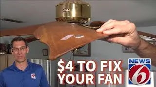 Wobbly ceiling fan? Balance it for $4!