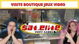 [SAT.ELITE VIDEO GAMES] Visite boutique SATELITE jeux vid&eacute;o r&eacute;tro sp&eacute;ciale NINTENDO Paris achat