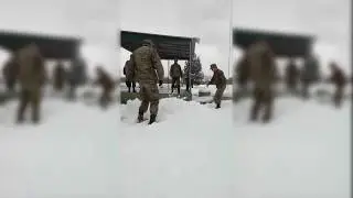 Crazy Soldier Jump In The Snow Failarmy