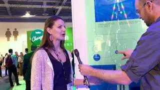 See-Thru Displays With Touch Screen Give The Minority Report Experience At The Belkin Booth #CES2015