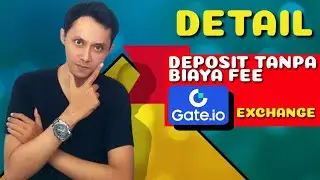 Cara deposit Gate.io biaya fee murah terbaru