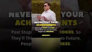 Never show your success &mdash; show your humor. People hate progress, not jokes. 😎🔥