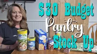 $30 Budget Pantry Stock Up from Walmart