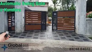 Automatic Swing Gate motor installed at Kundara, Kollam | Gate Automation in Kerala 83048 84072