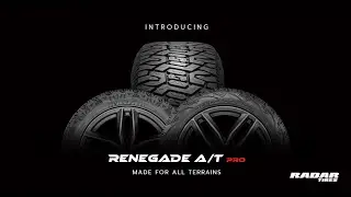 NEW Radar RENEGADE A/T All Terrain PRO Walk Around