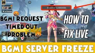 Bgmi Request Timed Out Problem | Loading Problem Fix Live