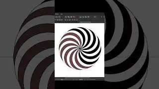 Drawing an Impossible Endless Vortex in Affinity Designer #speedart  #affinitydesigner