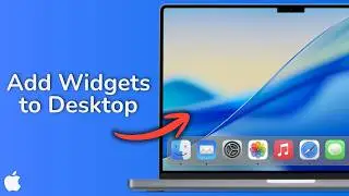 MacOS 26 | How to Add Widgets on Desktop