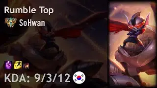 Rumble Top vs Kennen - SoHwan - KR Challenger Patch 6.19