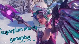 HUGE damage boost//sugarplum mercy gameplay🩷