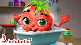 Little Veggies Fun Bath Time Song | Bengali Rhymes & Cartoons | Infobells #bengalirhymes #bathtime