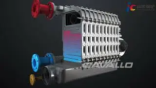 Kenuo Modular gas fired hot water boiler for industrial heating#hotwaterboiler