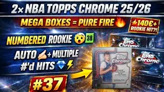 🏀 NBA TOPPS CHROME 2025/26 MEGA BOXES = PURE INSANITY 🤯🔥MASSIVE Numbered Rookie 🔢💥+ AUTOGRAPH PACKED