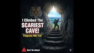 I Climbed the Scariest Cave Stairs in South India! 😱 | Puligundu Hills Trekking