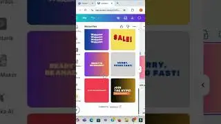 How to Make Motion Text Effect in Canva || How to Add Motion Text Effect Video on Canva